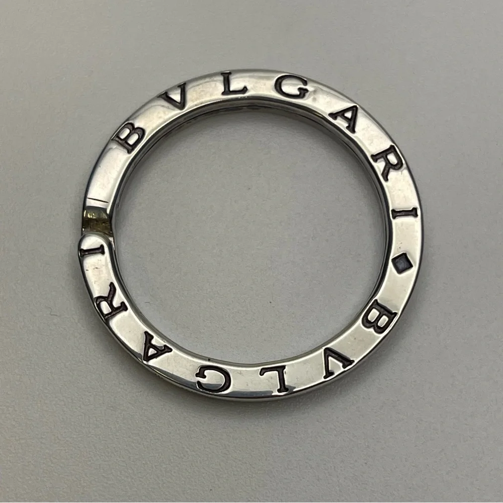 Bvlgari 925 Sterling Silver Keyring Pendant - Preowned